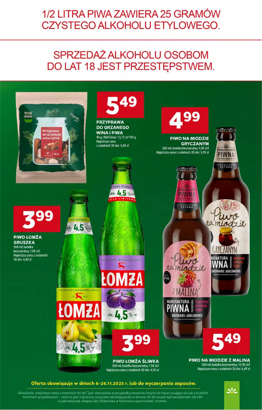 Gazetka promocyjna Stokrotka - Supermarket - ważna 06.11 do 12.11.2025 - strona 29 - produkty: Fa, Gra, Gry, Piwa, Piwo