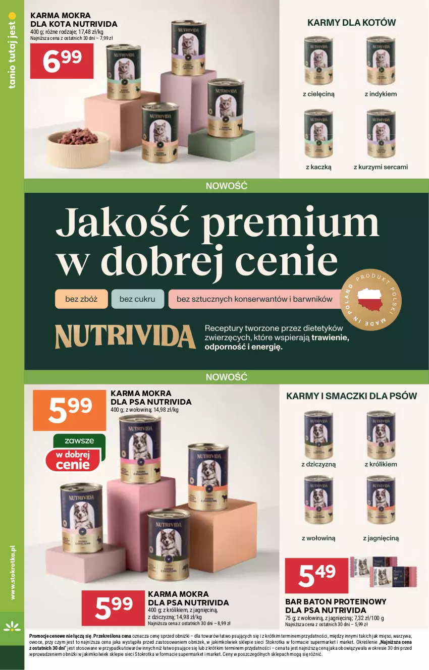 Gazetka promocyjna Stokrotka - Supermarket - ważna 06.11 do 12.11.2025 - strona 42 - produkty: Baton, Królik, Mięso, Owoce, Warzywa