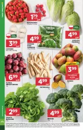 Gazetka promocyjna Stokrotka - Supermarket - Gazetka - ważna od 12.11 do 12.11.2025 - strona 8 - produkty: Warzywa, Por, Sałata masłowa, Pietruszka, Czosnek, Siatka, Sałat, Owoce, Masło, Mango, Rzodkiewka, Mięso, Szpinak