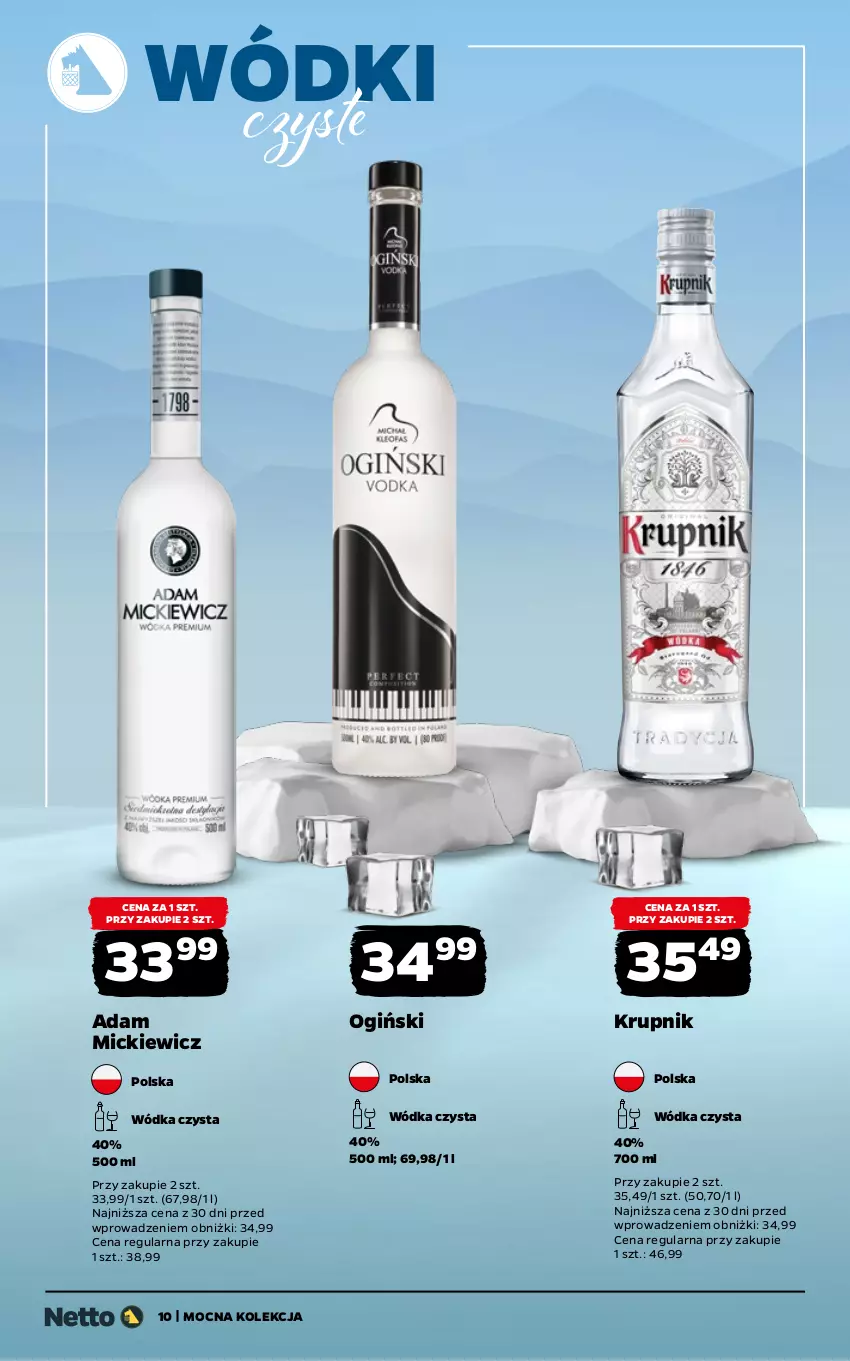 Gazetka promocyjna Netto - Alkohole - Mocne - ważna 02.02 do 14.02.2026 - strona 10 - produkty: Krupnik, Ogiński, Wódka
