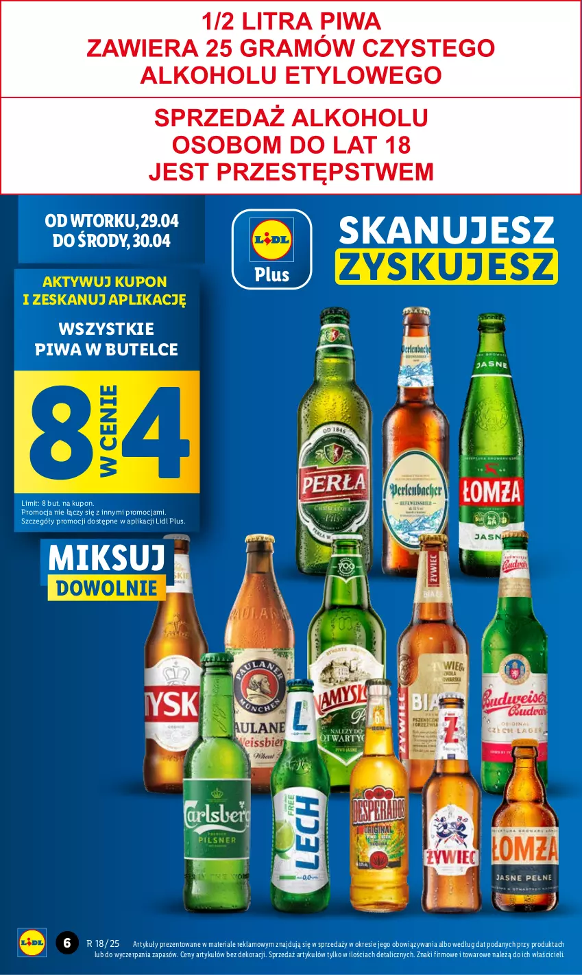 Gazetka promocyjna Lidl - GAZETKA - ważna 28.04 do 29.04.2025 - strona 4 - produkty: Piwa