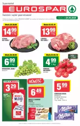 Gazetka promocyjna Spar - EuroSpar - Gazetka - ważna od 02.10 do 02.10.2025 - strona 1 - produkty: Top, Wafle, Szynka, Czekolada, Wino, Milka, Mleko