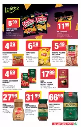 Gazetka promocyjna Spar - EuroSpar - Gazetka - ważna od 02.10 do 02.10.2025 - strona 13 - produkty: Torebka, Kawa ziarnista, Beskidzki, Chipsy, Kawa, Chrupki, Laur, Chipsy nachos, Przysnacki, Lorenz, Aksam, Jacobs, Herbata