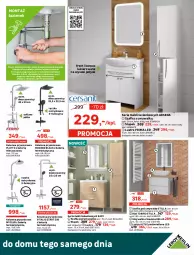 Gazetka promocyjna Leroy Merlin - Jesteśmy otwarci na Wasze potrzeby - Gazetka - ważna od 06.05 do 06.05.2021 - strona 15 - produkty: Sok, Ser, Bell, Płytka, Szafka pod umywalkę, Słupek, Termos, Tran, Lack, LANA, Szafka, Półka, Prima, Syfon, Brodzik, Umywalka, Drzwi, Lustro, Monte, Lakier