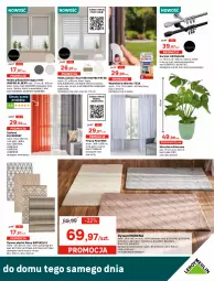 Gazetka promocyjna Leroy Merlin - Jesteśmy otwarci na Wasze potrzeby - Gazetka - ważna od 06.05 do 06.05.2021 - strona 31 - produkty: Plafon, Naturell, Włącznik pojedynczy, Ser, Telefon, Gniazdo pojedyncze, Tera, Zasłona, Ramka, Karnisz, Roleta, Firana, Lampa, Mięta, Dywan, Listwa, Lampa wisząca
