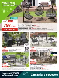 Gazetka promocyjna Leroy Merlin - Jesteśmy otwarci na Wasze potrzeby - Gazetka - ważna od 06.05 do 06.05.2021 - strona 4 - produkty: Krzesło ogrodowe, Rum, Telefon, Huśtawka, Stolik, Stół, Sofa, Markiza, Wełna, Krzesło, Siedzisko, Fotel, Poduszka, Fa