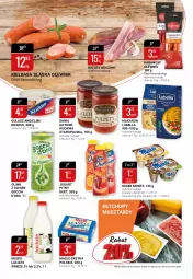 Gazetka promocyjna Bi1 - Słoneczna OFERTOmania - Gazetka - ważna od 17.08 do 17.08.2021 - strona 4 - produkty: Lubella, Ketchup, Makaron, Krakus, Ser, Mus, Kuchnia Staropolska, Bell, Jogurt, Kuchnia, Boczek, Oliwa z oliwek, Bella, Kabanos, Deser, Masło, Kiełbasa, Olewnik, Jogurt pitny, Monte, Dania gotowe, Mleko, Kiełbasa śląska