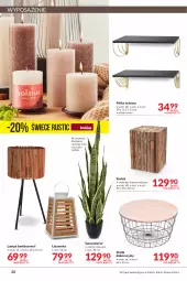 Gazetka promocyjna Makro - [Oferta promocyjna] Artykuły spożywcze i przemysłowe - Gazetka - ważna od 07.03 do 07.03.2022 - strona 20 - produkty: Rust, Stołek, Stolik, Półka, Roślina sztuczna, Latarenka, Lampa