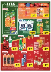 Gazetka promocyjna Carrefour - Gazetka Market - Gazetka - ważna od 24.12 do 24.12.2022 - strona 11 - produkty: Nałęczowianka, Sok, Por, Coca-Cola, Napoje, Fortuna, Tiger, Lipton, Tymbark, Fanta, Woda mineralna, Woda, Sprite, Napój, Nektar, Hortex, Fa