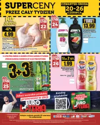 Gazetka promocyjna Topaz - Gazetka - Gazetka - ważna od 26.06 do 26.06.2024 - strona 24 - produkty: Piwo, Kurczak, Top, Palmolive, Heineken, Schab wieprzowy, Waga, Olej