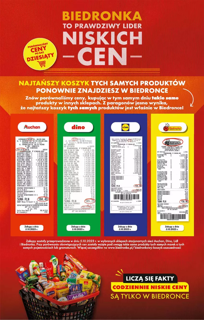 Gazetka promocyjna Biedronka - Od poniedzialku - ważna 09.10 do 14.10.2023 - strona 5 - produkty: Baton, Czekolada, Fa, Gra, LG, Napój, Pasztet, Piec, Por, Tran, Woda, Zupa