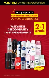 Gazetka promocyjna Biedronka - Od poniedzialku - Gazetka - ważna od 14.10 do 14.10.2023 - strona 11 - produkty: Dezodorant, Booster, Antyperspirant