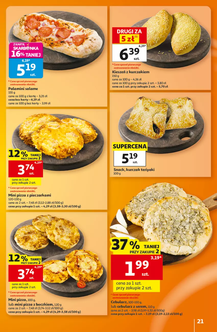 Gazetka promocyjna Auchan - 30 Lat Hipermarket - ważna 29.10 do 04.11.2026 - strona 21 - produkty: Cebula, Kurczak, Piec, Pieczarka, Pizza, Ser
