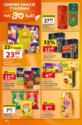 Gazetka promocyjna Auchan - 30 Lat Hipermarket - Gazetka - ważna od 04.11 do 04.11.2026 - strona 24 - produkty: Pistacje, Gra, Migdały, Stół, Chipsy, Herbata czarna, Miód, Felix, Moments, Herbata, Nektar