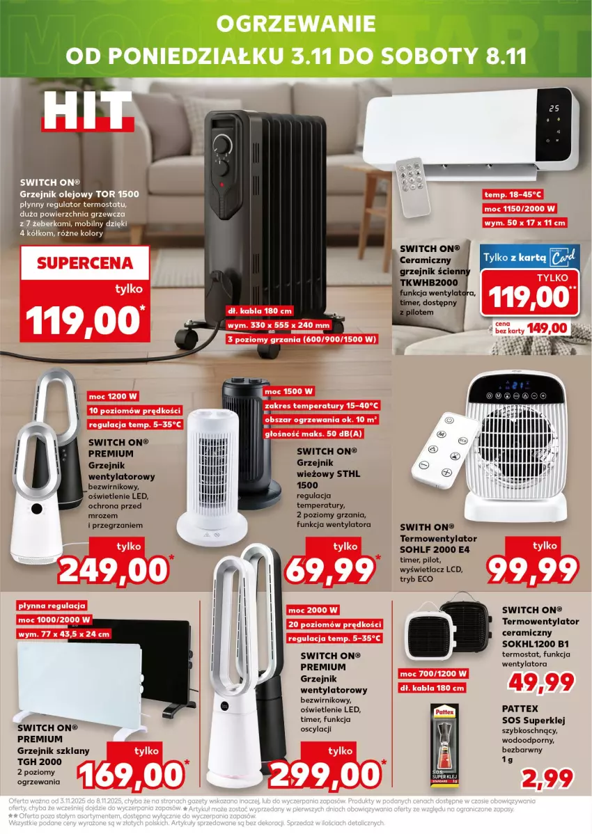 Gazetka promocyjna Kaufland - Kaufland - ważna 29.10 do 05.11.2025 - strona 13 - produkty: Grzejnik, Klej, Mobil, Olej, Por, Sok, Sos, Termos, Termowentylator