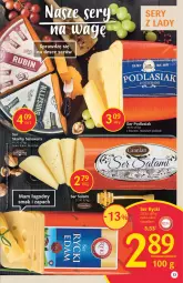 Gazetka promocyjna Delikatesy Centrum - Gazetka DC20 - Gazetka - ważna od 01.06 do 01.06.2022 - strona 12 - produkty: Maasdam, Ser, Bursztyn, Salami, Podlaski, Rubin, Ser salami