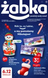 Gazetka promocyjna Żabka - Gazetka - ważna od 06.12 do 06.12.2022 - strona 1 - produkty: Czekolada, Kinder, Milka