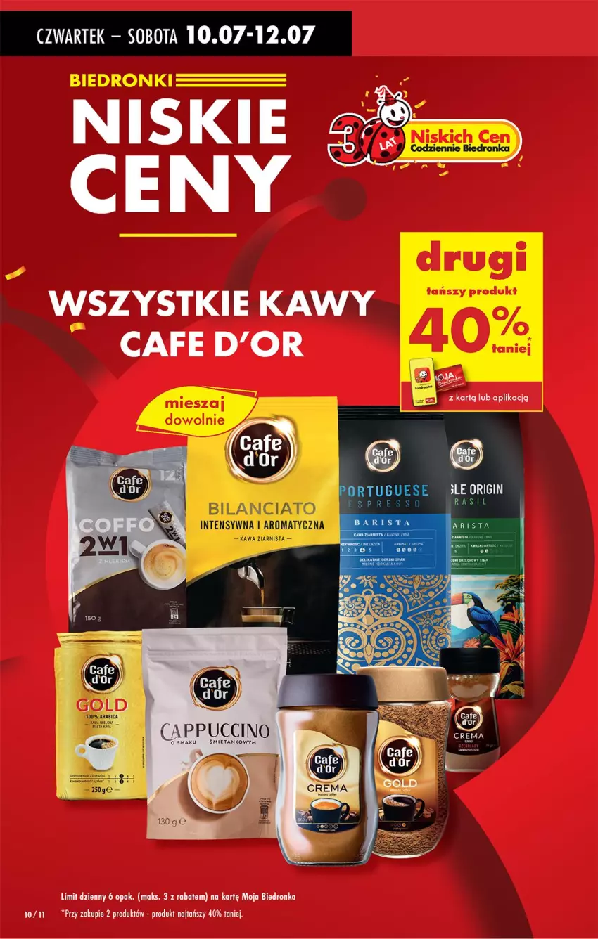 Gazetka promocyjna Biedronka - Od Czwartku - ważna 10.07 do 16.07.2025 - strona 12 - produkty: Kawa, Kawa ziarnista