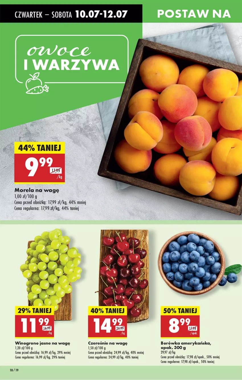Gazetka promocyjna Biedronka - Od Czwartku - ważna 10.07 do 16.07.2025 - strona 20 - produkty: Borówka, Borówka amerykańska, Morela, Wino