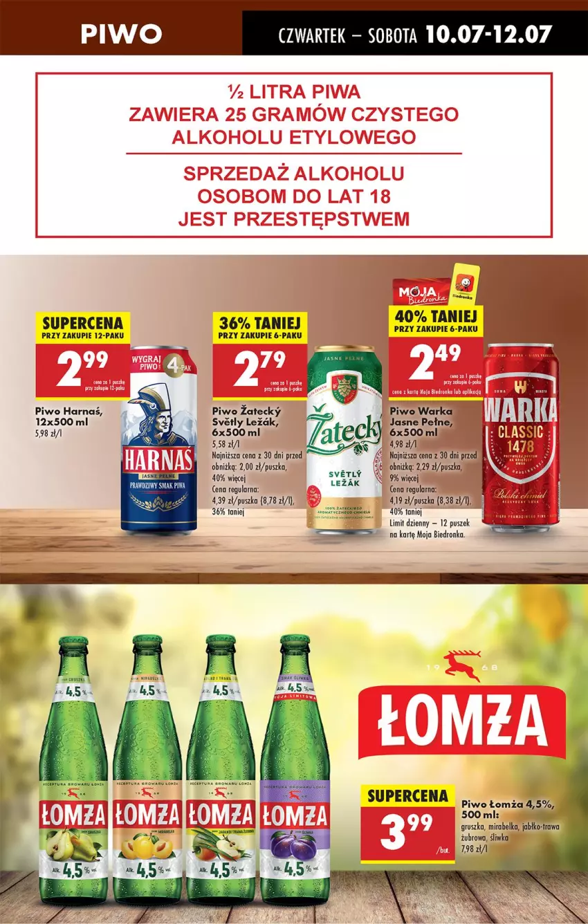 Gazetka promocyjna Biedronka - Od Czwartku - ważna 10.07 do 16.07.2025 - strona 51 - produkty: Fa, Harnaś, Piwo