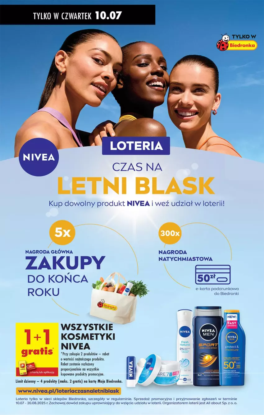 Gazetka promocyjna Biedronka - Od Czwartku - ważna 10.07 do 16.07.2025 - strona 54 - produkty: Fa, Gra, Nivea, Ocet, Por