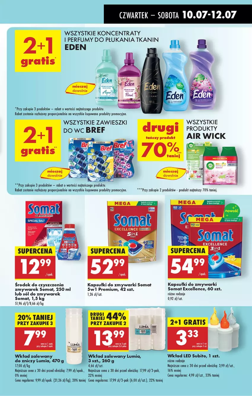 Gazetka promocyjna Biedronka - Od Czwartku - ważna 10.07 do 16.07.2025 - strona 57 - produkty: Bref, Gra, Perfum, Por, Sól, Somat, Zawieszki, Zmywarki, Znicz