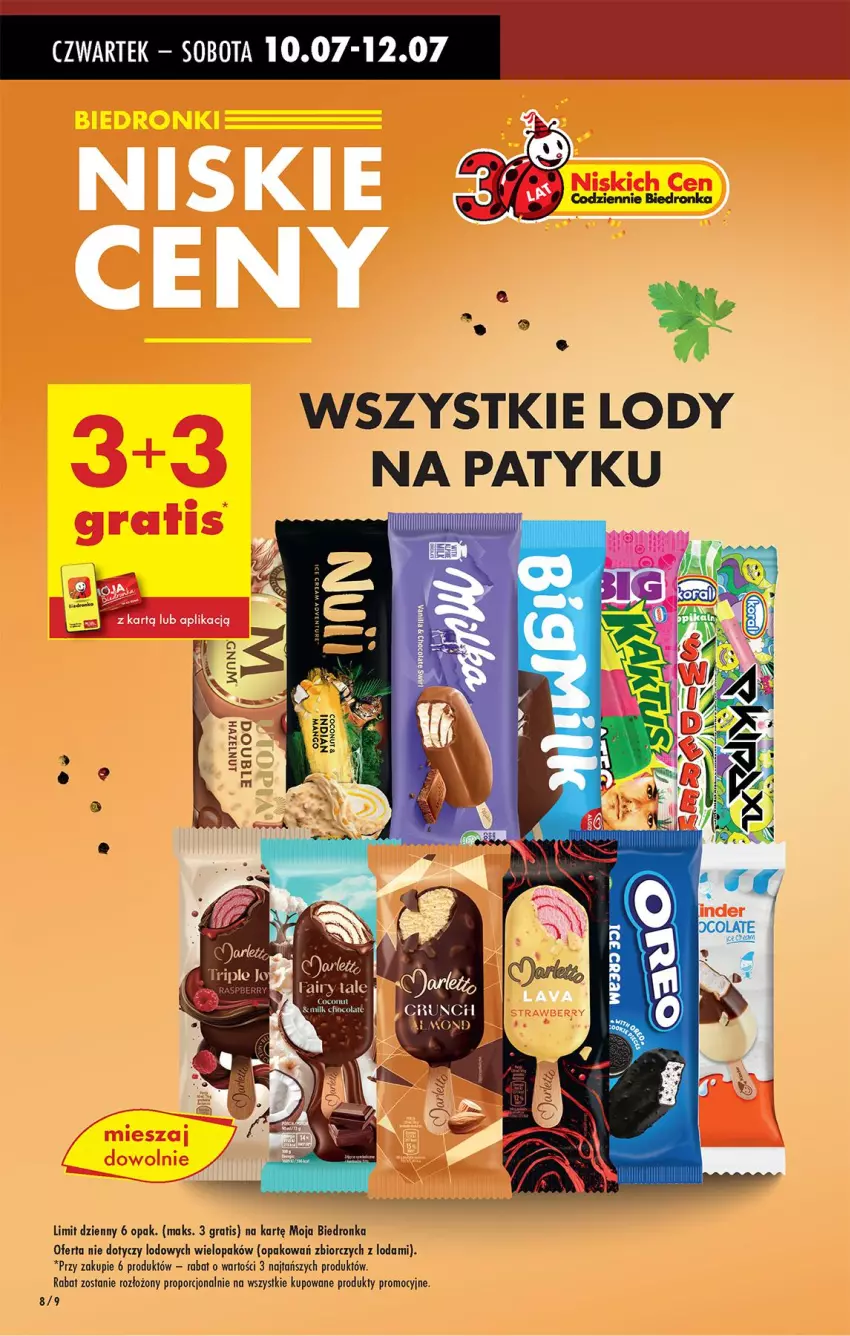 Gazetka promocyjna Biedronka - Od Czwartku - ważna 10.07 do 16.07.2025 - strona 8 - produkty: Fa, Fairy, Gra, Lody, Ludwik, Por