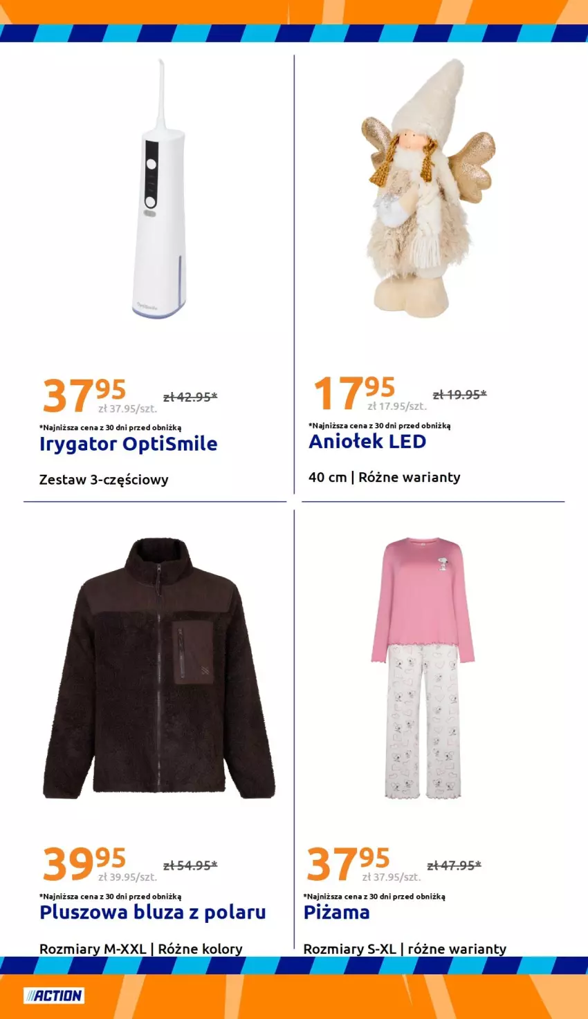 Gazetka promocyjna Action - Gazetka tydzień 40 2026 - ważna 30.09 do 06.10.2026 - strona 35 - produkty: Bluza, Irygator, Piżama