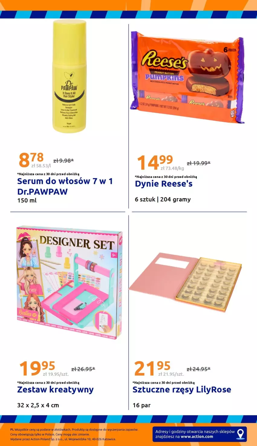Gazetka promocyjna Action - Gazetka tydzień 40 2026 - ważna 30.09 do 06.10.2026 - strona 36 - produkty: Dres, Gra, Puma, Rum, Ser, Serum, Serum do włosów, Sztuczne rzęsy