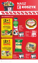 Gazetka promocyjna Kaufland - Gazetka tygodnia - Gazetka - ważna od 17.01 do 17.01.2024 - strona 20 - produkty: Ser, Gra, Smakowita, Danone, Brie, Jogurt, Président, Kosz, Activia, Przyprawy, Margaryna, Camembert, Waga, Kamis, Jogurt pitny, Knorr