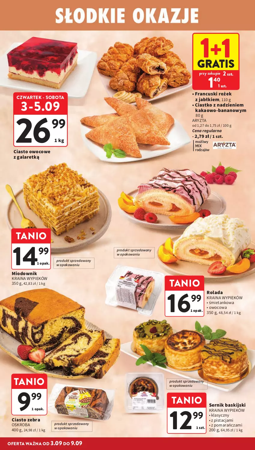 Gazetka promocyjna Intermarche - Gazetka promocyjna - ważna 03.09 do 09.09.2026 - strona 24 - produkty: Gala, Gra, Kakao, Rolada, Ser
