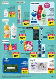 Gazetka promocyjna Carrefour - Gazetka - ważna od 27.07 do 27.07.2024 - strona 11 - produkty: Wellaflex, Papier, Eveline, Dezodorant, Balsam do ciała, Wilkinson Sword, Discreet, Papier toaletowy, Wella, Szynka, Schauma, Chusteczki, Szampon, Podpaski, Garnier, Maszynka, Maszynka do golenia, Wkładki, Nivea, Lakier