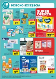 Gazetka promocyjna Carrefour - Gazetka - ważna od 27.07 do 27.07.2024 - strona 14 - produkty: Ser, Gerber, Mleko modyfikowane, Pieluchy, BoboVita, Bobofrut, Chrupki, Serek, Bebiko, Huggies, Chusteczki, Dzieci, Deser, Nektar, Kukurydza, Mleko