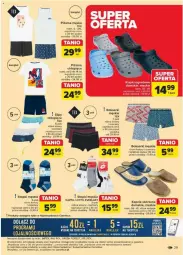 Gazetka promocyjna Carrefour - Gazetka - ważna od 27.07 do 27.07.2024 - strona 25 - produkty: Top, Ser, Kapcie, Klej, Slipy, Bokserki, Piżama