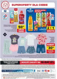 Gazetka promocyjna Carrefour - Gazetka - ważna od 27.07 do 27.07.2024 - strona 26 - produkty: Ubrania, Top, Sok, Por, NBA, Gra, Palmolive, Kosz, O nas, Tran, Dzieci, Colgate, LG