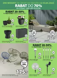 Gazetka promocyjna Jysk - Oferta tygodnia - Gazetka - ważna od 19.04 do 19.04.2022 - strona 24 - produkty: Stolik, Kwietnik, Krzesło, Lampa, Olej