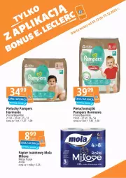 Gazetka promocyjna E Leclerc - Gazetka - ważna od 15.12 do 15.12.2024 - strona 6 - produkty: Pampers, Papier, Pieluchy, Majtki, Tera, Papier toaletowy, Rolki, Mola, Pieluchomajtki