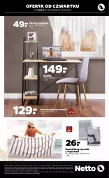 Gazetka promocyjna Netto - Gazetka non food - Gazetka - ważna od 15.05 do 15.05.2021 - strona 8 - produkty: Biurko, Ręcznik, Krzesło