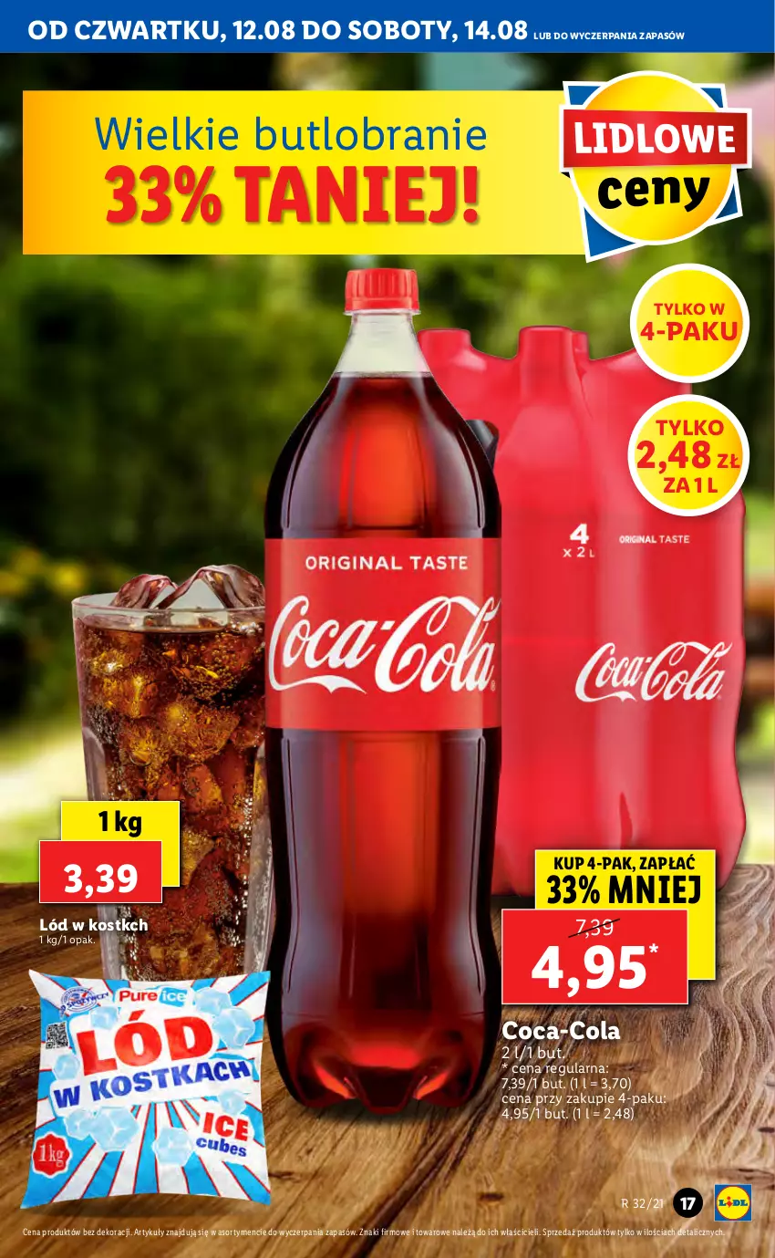 Gazetka promocyjna Lidl - GAZETKA - ważna 12.08 do 14.08.2021 - strona 17 - produkty: Coca-Cola