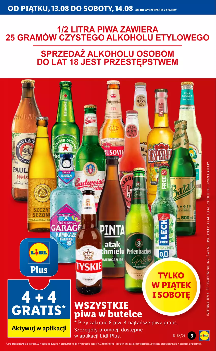 Gazetka promocyjna Lidl - GAZETKA - ważna 12.08 do 14.08.2021 - strona 3 - produkty: Gra, Piwa