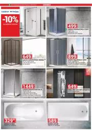 Gazetka promocyjna Merkury Market - Bielsko-Biała, Cieszyn, Jarosław, Kielce, Krosno, Ładna, Mielec, Nowy Sącz, Rybnik, Szaflary, Zamość - Gazetka - ważna od 31.08 do 31.08.2021 - strona 10 - produkty: Rum, Gra, Kabina kwadratowa, Kabina półokrągła, Wanna, Bateria, Brodzik