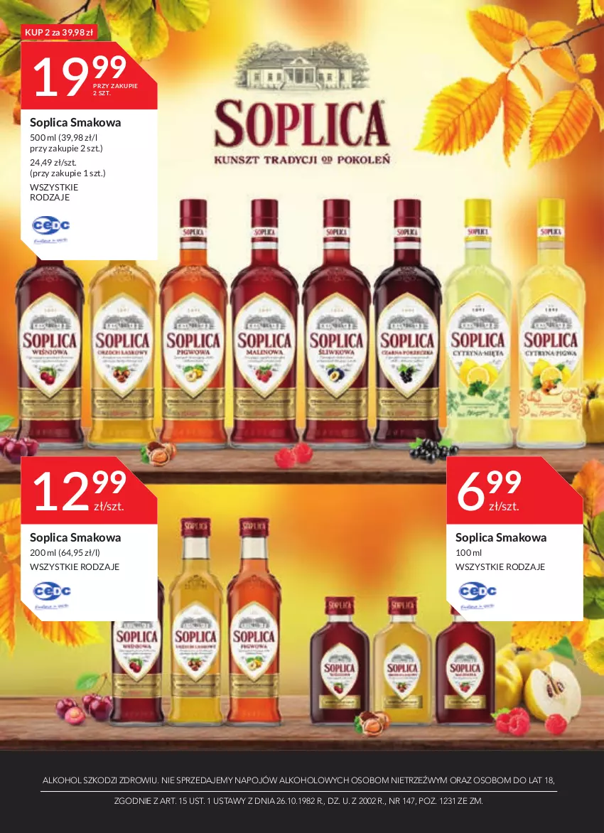 Gazetka promocyjna Stokrotka - Oferta alkoholowa - ważna 10.11 do 08.12.2021 - strona 6 - produkty: Soplica