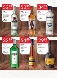 Gazetka promocyjna Stokrotka - Oferta alkoholowa - Gazetka - ważna od 08.12 do 08.12.2021 - strona 9 - produkty: Pliska, Rum, Gin, Gra, Captain Morgan, Metaxa, Bacardi, Stock, Brandy