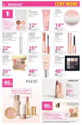 Gazetka promocyjna Hebe - Gazetka - Gazetka - ważna od 30.01 do 30.01.2026 - strona 6 - produkty: Makijaż, Podkład do twarzy, Eveline, Bell, Catrice, Maybelline, Tusz, PAESE, Laur, Puder, Paleta, Korektor do twarzy, Gosh, Bell HypoAllergenic, Podkład