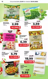 Gazetka promocyjna Netto - Artykuły spożywcze - Gazetka - ważna od 29.01 do 29.01.2023 - strona 12 - produkty: Polędwica, Pierogi, Zupa, Mintaj, Szpinak, Hortex