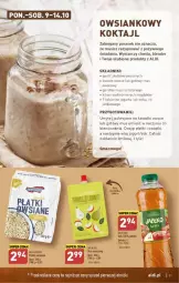 Gazetka promocyjna Aldi - Gazetka - ważna od 14.10 do 14.10.2023 - strona 11 - produkty: Sok, Por, Mus, Blender, Jogurt, Kawa, Płatki owsiane, Szklanka, Owoce