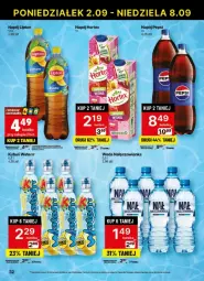 Gazetka promocyjna Delikatesy Centrum - Gazetka - ważna od 08.09 do 08.09.2024 - strona 26 - produkty: Nałęczowianka, Lipton, Woda, Napój, Hortex