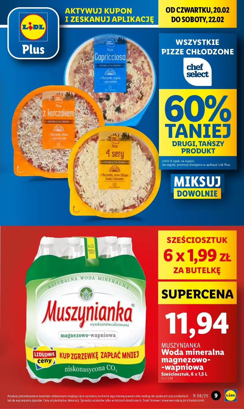 Gazetka promocyjna Lidl - GAZETKA - ważna 20.02 do 22.02.2025 - strona 9 - produkty: Magnez, Mus, Muszynianka, Woda, Woda mineralna