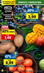 Gazetka promocyjna Lidl - GAZETKA - Gazetka - ważna od 22.02 do 22.02.2025 - strona 16 - produkty: Warzywa, Ziemniaki, Owoce, Pomidory