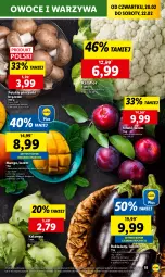 Gazetka promocyjna Lidl - GAZETKA - Gazetka - ważna od 22.02 do 22.02.2025 - strona 17 - produkty: Piec, Kalafior, Warzywa, Owoce, Mango